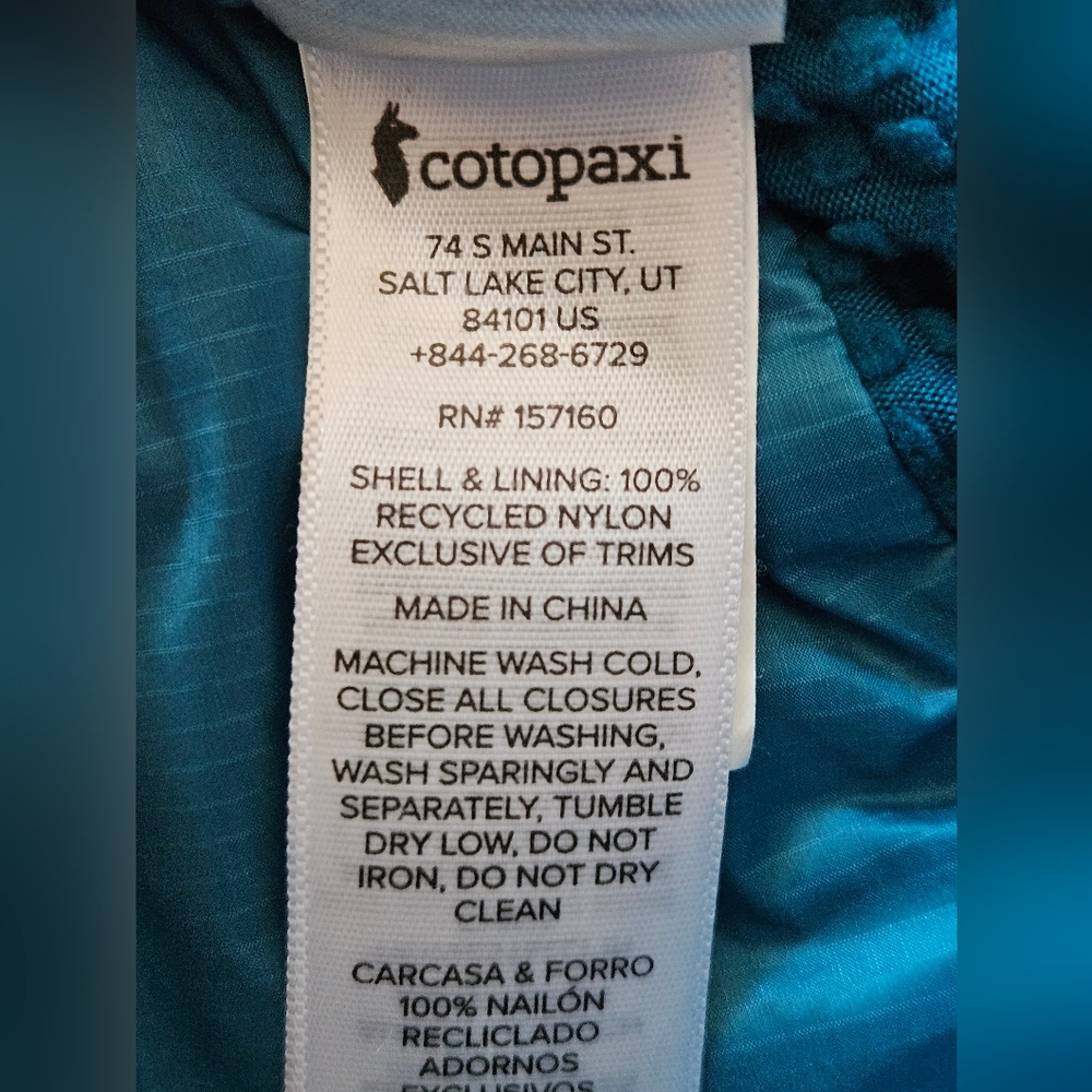 Cotopaxi Capa Hybrid Insulated Hooded Jacket Womens Sz Medium - Picture 4 of 5